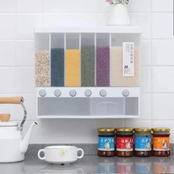 Rice Dispenser Dry Food Dispenser Kitchen Storage Kitchen Rack
